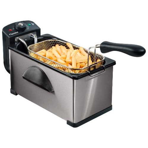 Friteuse à huile avec technologie zone froide – 3,5L – Thermostat réglable – 200