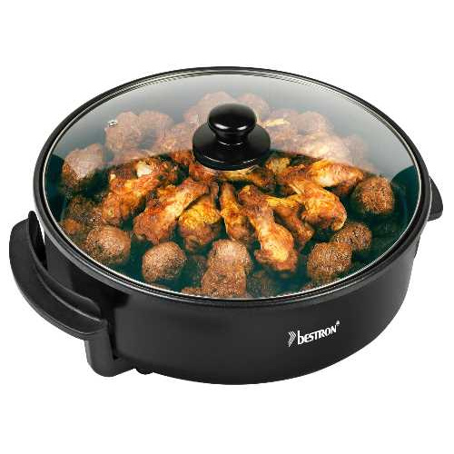 Poêle électrique multifonction – 3L – Ø 30cm – Cordon amovible avec thermostat –
