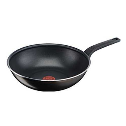 Easy Cook-Clean Poele Wok D28 AA Sauf induc.Noir