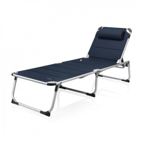 “Chaise longue Rome
Rembourrée – 5 positions réglables”