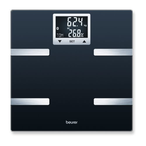 Impédancemètre connecté bluetooth – poids, graisse, eau, muscle, masse osseuse,