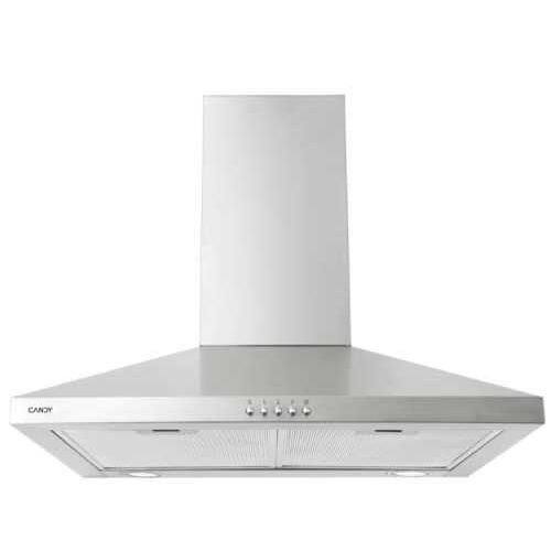 Hotte pyramide 60 cm Candy CCE160XGG – Classe C – 44 kWh/an – 3 vitesses – Mini