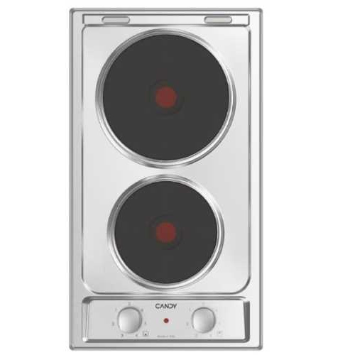 Domino électrique 30 cm Candy CE32KX – 2 zones – 18,0 / 14,5 (cm) – Puissance to