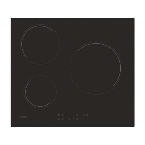 Plaque vitro 60 cm Candy CHK63CT – 3 zones – 25/19/15,5 (cm) – Puissance totale