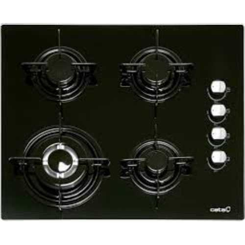 “4 gas burners:
Rear Left: 1 semi-fast of 1.75kW
Front Left: 1 triple ring of 3.