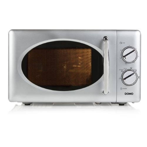 Micro Ondes mono 4 niv puiss 20L 24,5cm 700W Silver