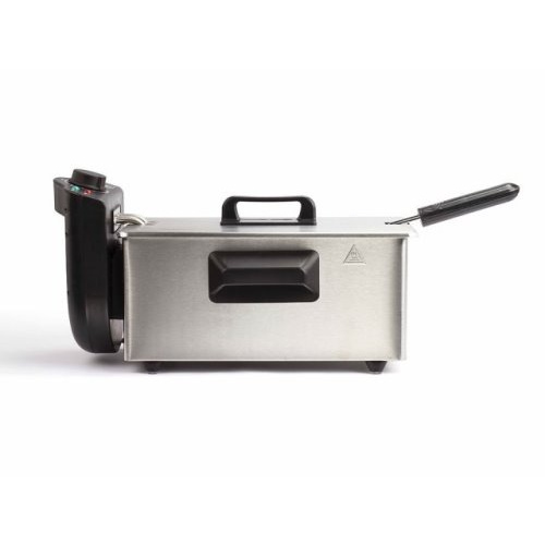Friteuse 3L Cuve Acier Amov. Thermos.Inox
