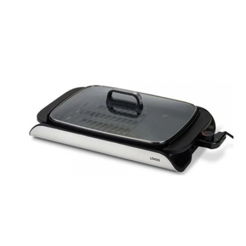 Plancha Grill Couv 2000W 40×30 font.alu ss PFOA PFOS