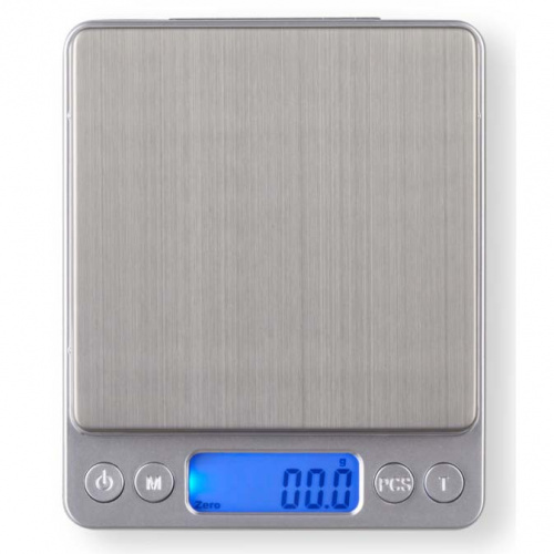 Balance électro 500g Prec.100ème de g.Tare LCD Gris