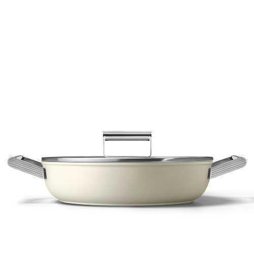 Sauteuse Crème Mat D28 Rev Céram Inx tt feux+couv
