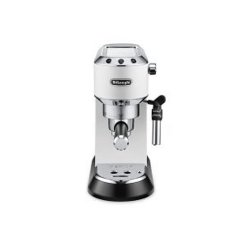 Dedica Style matt black, adjustable frother, cup holder for mug, new finishings