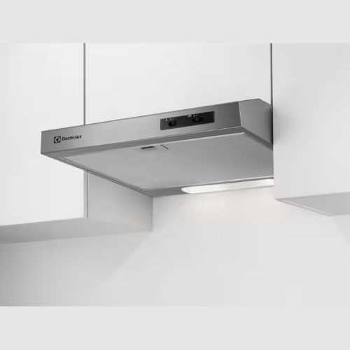 Hotte traditionnelle/casquette – Couleur:Gris – Dimensions H / L / P (mm):132/59
