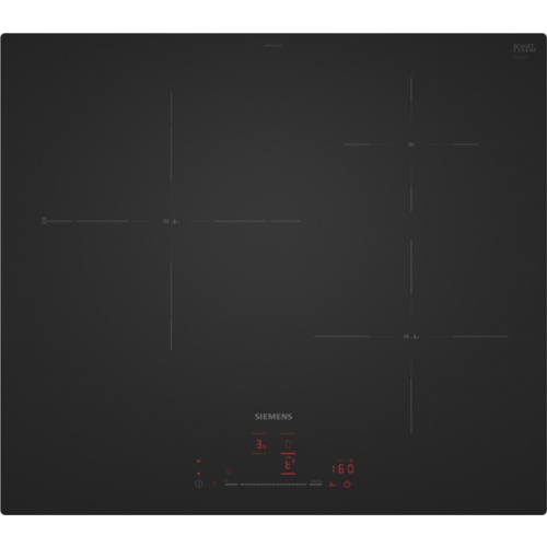 Table de cuisson 60 cm : espace pour 3 casseroles ou poêles   Flexibilité des zo