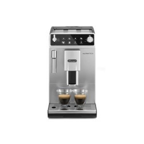 Backlighted soft touch control panel, new DOPPIO button, silver