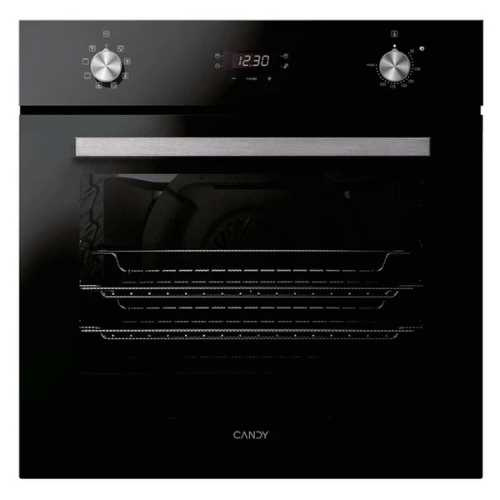 Four multifonctions catalyse CANDY, Design Timeless ,noir et inox, 65 L, classe