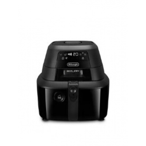 Compact low oil fryer, 1kg french fries, 6 serves, digital control panel to set: