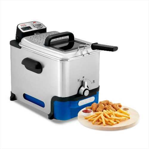 Friteuse Oleoclean filtration auto d&rsquo;huile 3,5L Inx