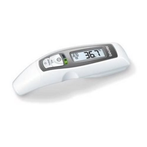 Thermomètre 6 en 1 – auriculaire, frontal, ambiante, objet, alarme fièvre
