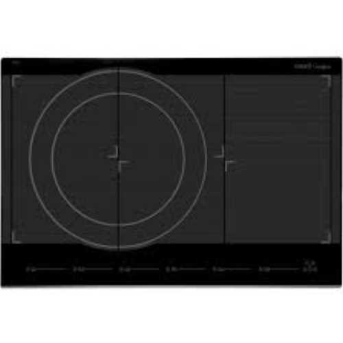 « 6 cooking areas:
Front Right: 1 area with Booster function of 237x189mm of 2.1k