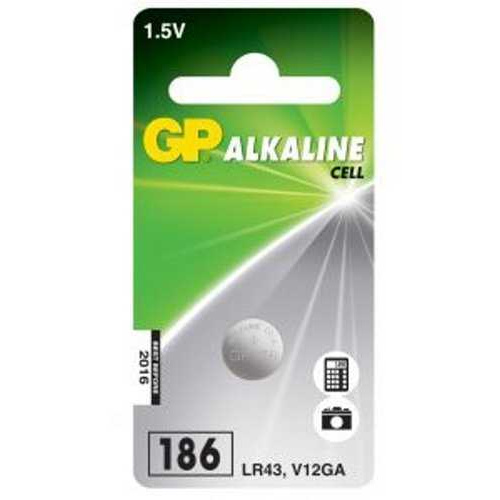 GP 186 / LR43 / V12GA / Blister de 1 pile