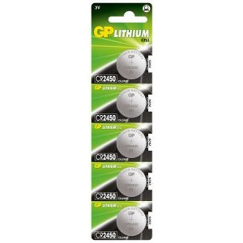 CR2450 x 5 / Carte de 5