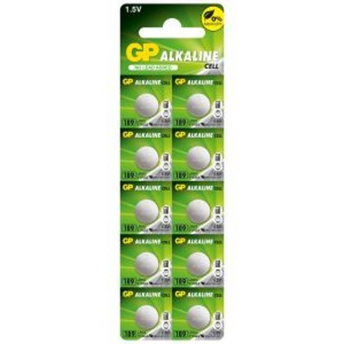 GP 189 / LR54 / V10GA / Blister de 10 piles