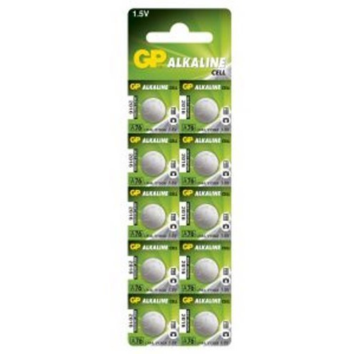 GP A76 / LR44 / V13GA / Blister de 10 piles