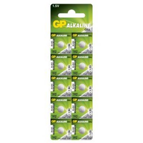 GP 192 / LR41 / V3GA / Blister de 10 piles