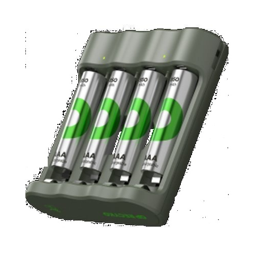 Chargeur classique GP B441 + 4 accus AAA 850 mAh