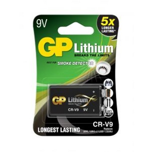 Blister de 1 pile 9V Lithium