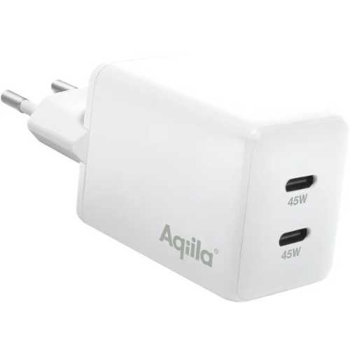 Chargebird W2 GAN – Chargeur mural 45W – Blanc – 2xUSB-C