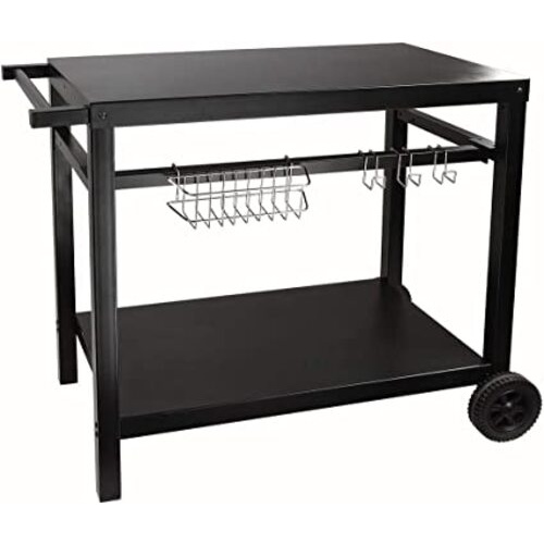 Acces. plancha Chariot 85×50 Plancha Gaz Metal Noir