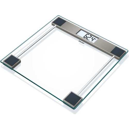 Pèse-personne en verre transparent  –  basic –  150 Kg