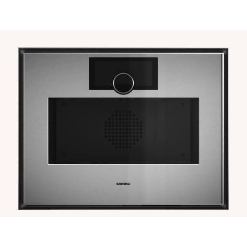FOUR COMBI-VAPEUR 60CM HAUTEUR 45CM SERIE EXPRESSIVE INOX/VERRE FUME RESERVOIRS