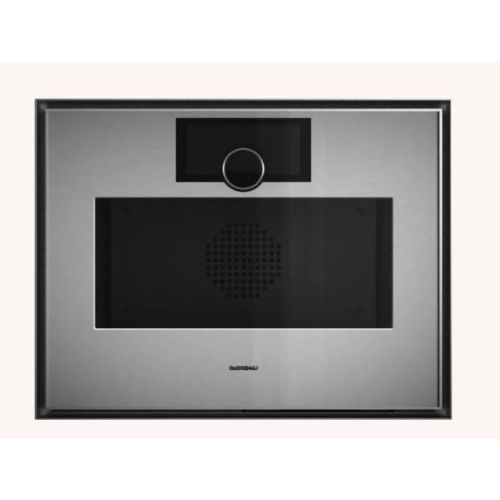 FOUR COMBI-VAPEUR 60CM HAUTEUR 45CM SERIE EXPRESSIVE INOX/VERRE FUME 14 MODES CU