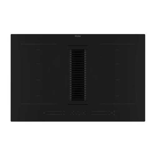 Plaque induc HAIER hotte intégrée-noir-80 cm-2 flexizones 21 x 19,1cm- booster 3