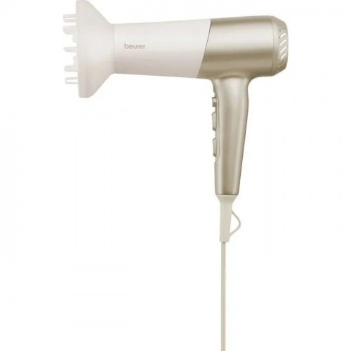 Sèche-cheveux – moteur DC – fonction ionique – 2200w – Iconic Pro – Blanc et Or