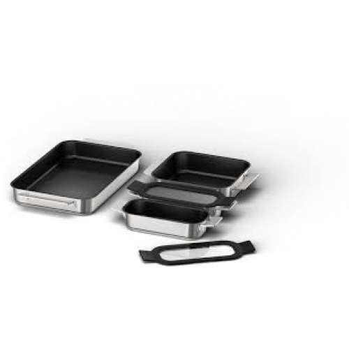 Flex Pan taille L : 45 x 26 cm (haut y compris les poignées) / 35 x 22 cm (bas)