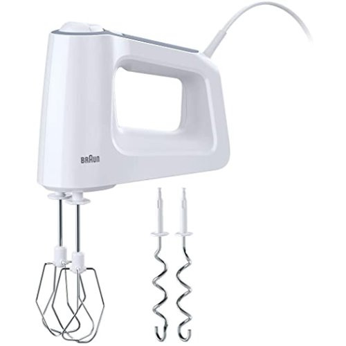 500W, TURBO 5 VITESSES, FOUETS, PÉTRIN, SORTIE DOUBLE SOFT GRIP