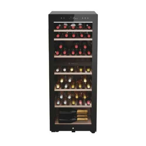 Double zone – 50 cm. Classe G // 37 dB(A). 190 L – 77 bouteilles. Réglage temp.