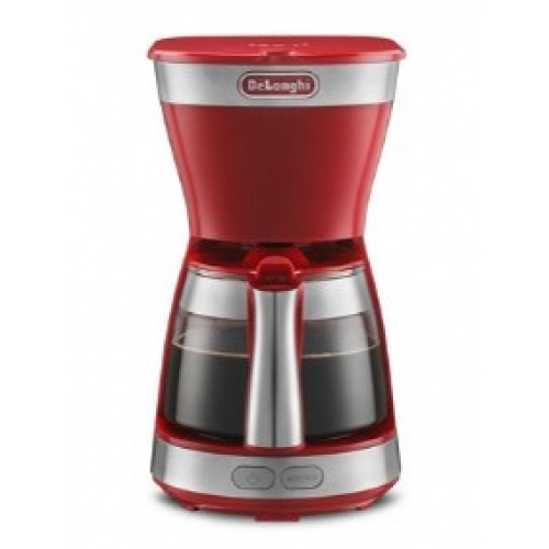 Active Line, 5 cup, with chromed details, permanent coffee filter, auto-off, RED