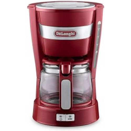 Active Line, 5 cup, with chromed details, permanent coffee filter, auto-off, RED