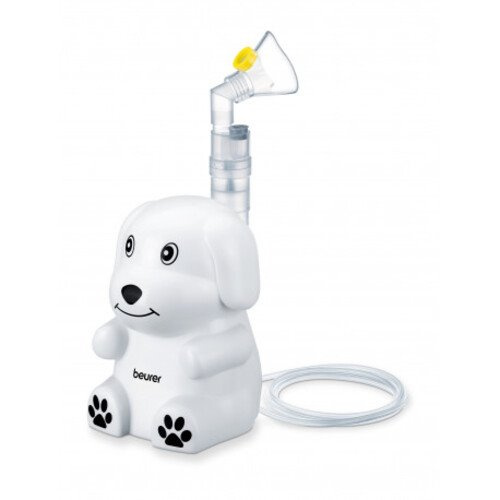 Inhalateur à Compresseur – masque enfant et bébé – design chien – Taille moy. de