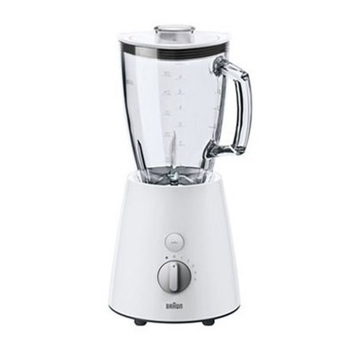 800W, BLANC, COUPE EN VERRE RÉSISTANT À LA CHALEUR DE 1,75 L, 5 VITESSES, PULSE
