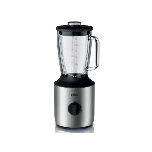 800W, CORPS EN ACIER INOXYDABLE, GOBELET EN VERRE RÉSISTANT À LA CHALEUR DE 1,5