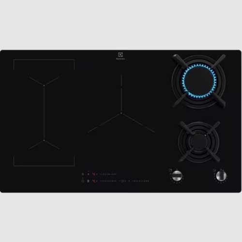 Gamme:Mix Gas – Induction – Table:Mixte induction – Largeur (mm):880 – 5 foyers