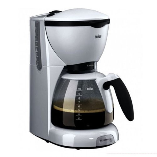 1100W, 10 TASSES, BLANC, CRUCHE EN VERRE, SYSTÈME OPTIBREW, SYSTÈME DE FILTRATI