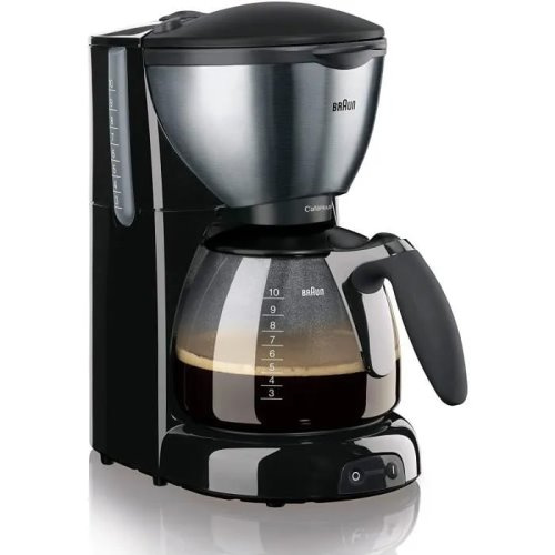 1100W, 10 TASSES, NOIR, CRUCHE EN VERRE, SYSTÈME OPTIBREW, SYSTÈME DE FILTRATIO