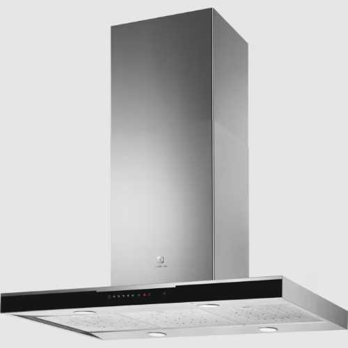Hotte îlot – Couleur:Inox – Dimensions H / L / P (mm):860min -1160maxi /900/610