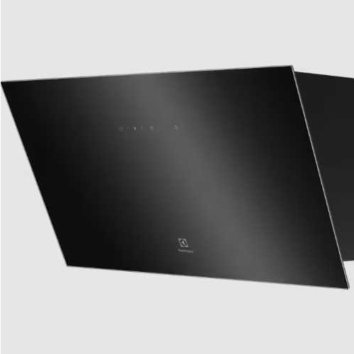 Hotte verticale – Couleur:Noir – Dimensions H / L / P (mm):543min -953maxi /598/
